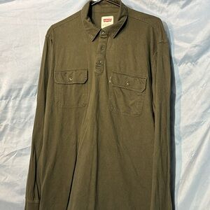 Levi’s double pocket long sleeve polo
